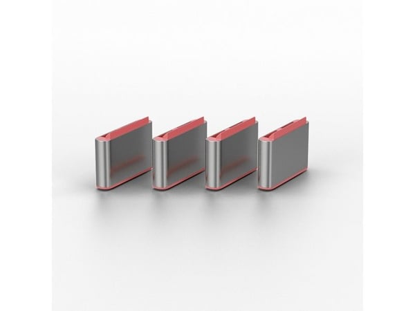 Lindy 40425, Porttilukko + avain, USB Type-C, vaaleanpunainen, 5 kpl