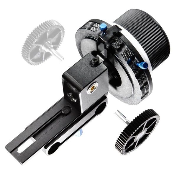 Walimex Follow Fokus F3, musta, Sininen, Valkoinen, Alumiini, Muovi, 460 g, 88 mm, 188 mm, 90 mm