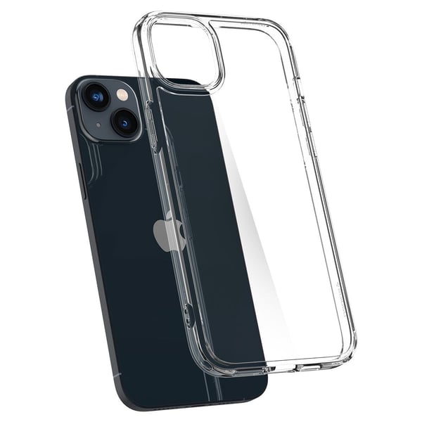 Spigen Ultra Hybrid - Baksidedeksel for mobiltelefon - polykarbonat, termoplast-polyuretan (TPU) - krystallklar - for Apple iPhone 14