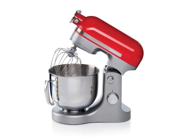 Ariete 1589/00, Elektrisk visp, Rød, Vispe, Elte, Miksing, 5,5 l, Rotasjon, Aluminium