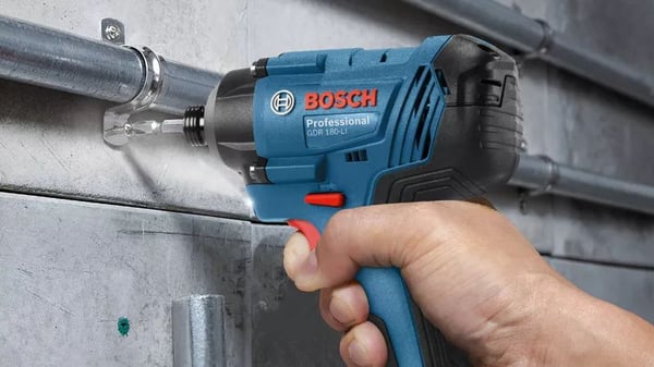 Bosch 0 601 9G5 123, Slagtrekker, Svart, Blå, 1/4", 3600 RPM, 160 Nm, 2800 RPM