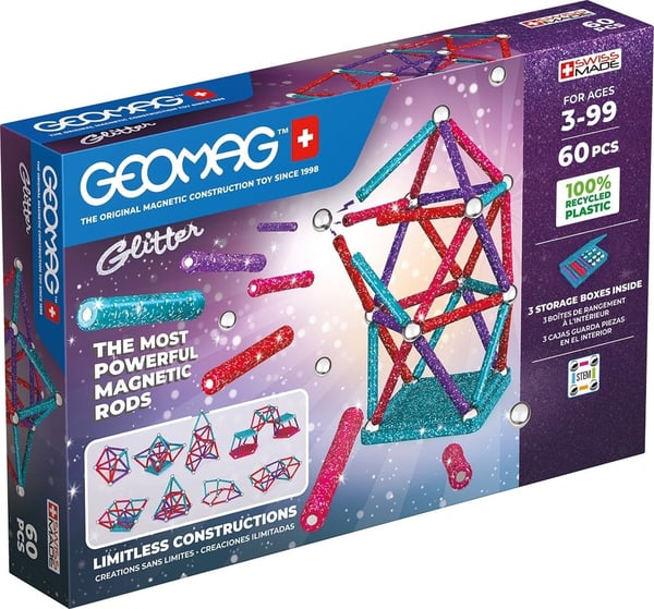 Geomag Glitter Recycled 60 st.