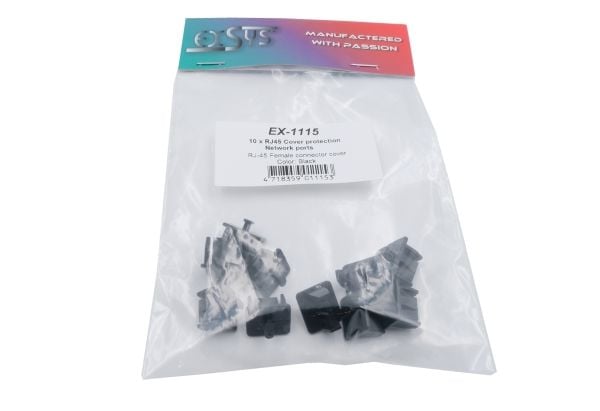 RJ45 dekkhette 10 stk
