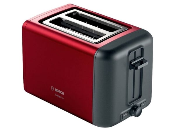 Bosch TAT3P424DE, 2 viipale(i)ta, Musta, Punainen, CE, VDE, 970 W, 220 - 240 V, 50 - 60 Hz