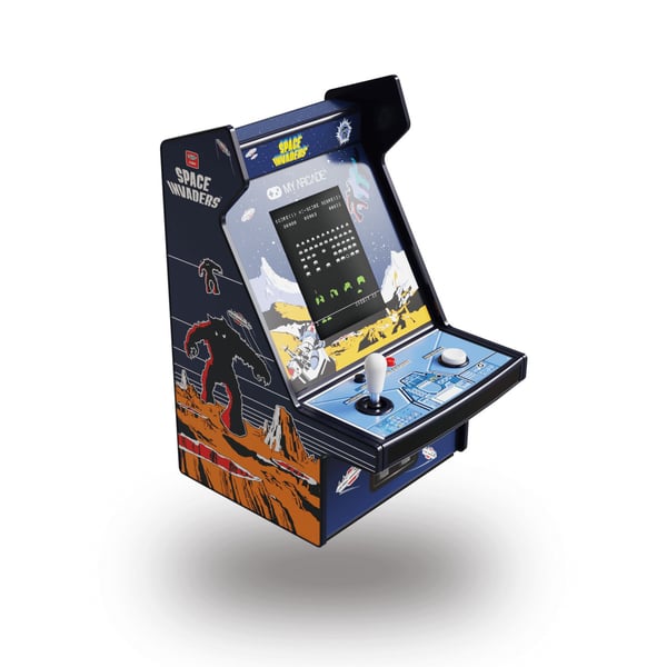 My Arcade Space Invaders Micro Player Pro, Monivärinen, Kotipainike, 6,98 cm (2.75"), USB/Akku, AA, Alkali