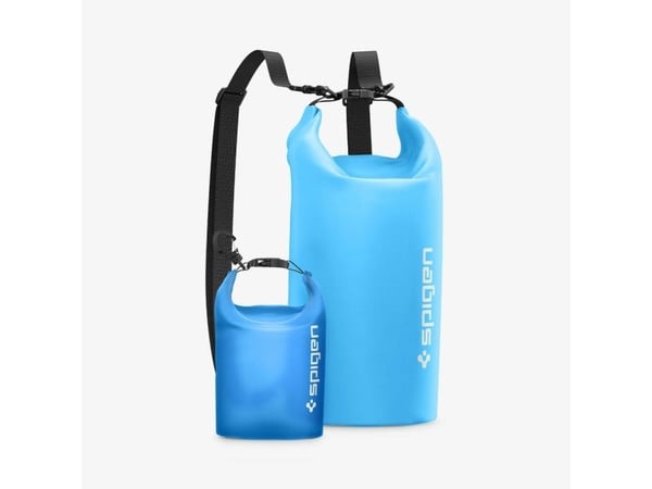 Spigen AquaShield WaterProof Dry Bag + A630, Camping, Strandaktivitet, Camping, Canoeing, Kayaking, Vattensportaktivitet, Universal, Blå, Termoplas...