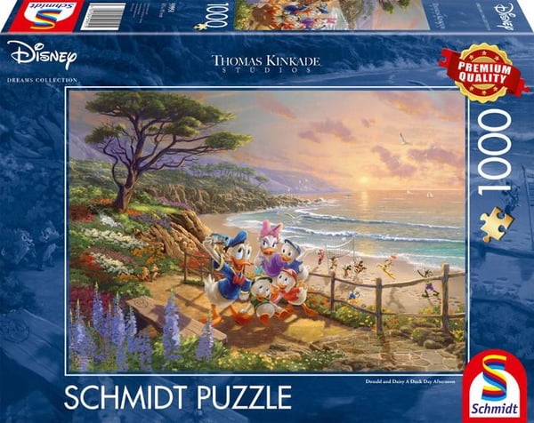 PQ 1000 Puslespill Thomas Kinkade Duck & Daisy G3