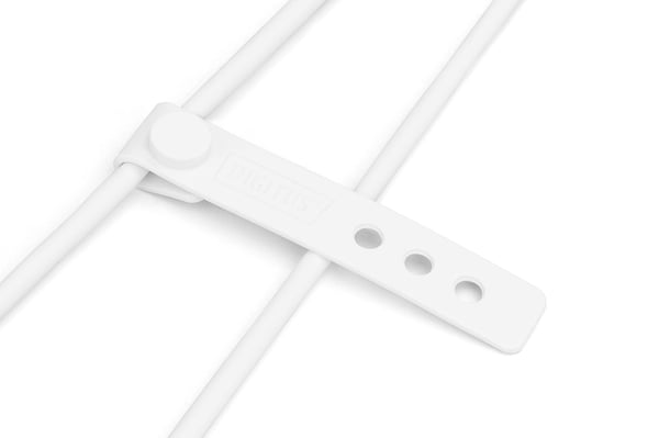 Digitus AK-600110-010-W, 1 m, Lightning, USB C, Uros, Uros, Valkoinen