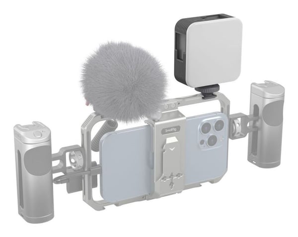 SmallRig 4055AC, Harmaa, Valkoinen, Akryylinitriilibutadieenistyreeni (ABS), Alumiini, 103 g, 72 mm, 89 mm, 31,6 mm