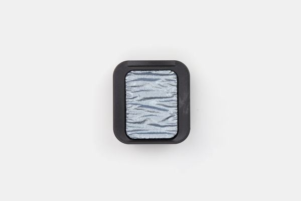 1 Pearlescent colour square, in a clamshell - "FINETEC" | Blue Silver