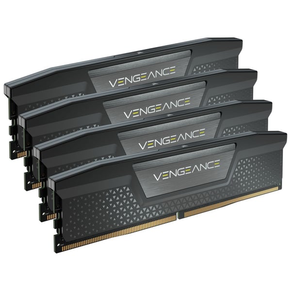 CORSAIR Vengeance - DDR5 - sett - 64 GB: 4 x 16 GB - DIMM 288-pin - 6400 MHz / PC5-51200 - CL32 - 1.4 V - ikke-bufret - ikke-ECC - svart