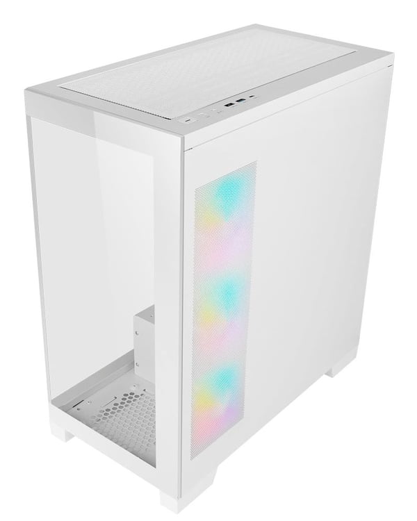 Azza Cove, Midi Tower, PC, Svart, ATX, ITX, Micro-ITX, Härdat glas, Multi