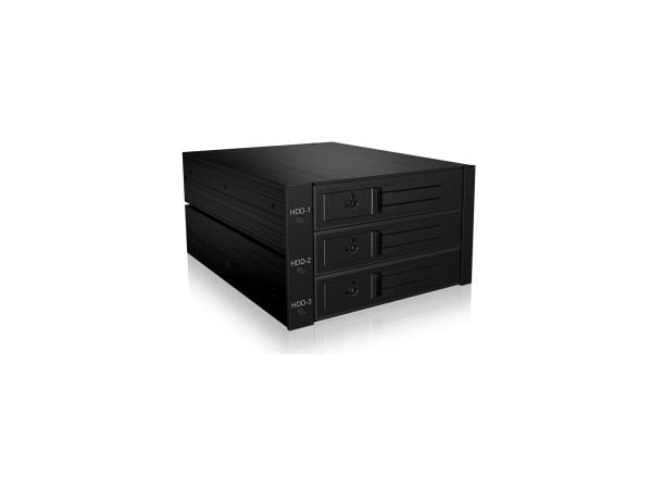 ICY BOX IB-563SSK - Hus for lagringsenhet - 3,5" - svart