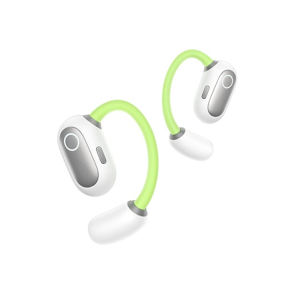 Baseus Eli Sport 1, True Wireless Stereo (TWS), Samtaler/musikk, Hodesett, Lysegrønn, Hvit