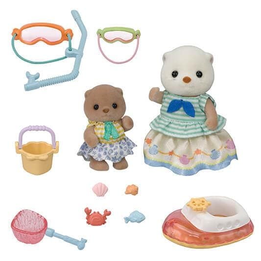 Sylvanian Families Sea Otter Sisters - Splashy Snorkel Set -