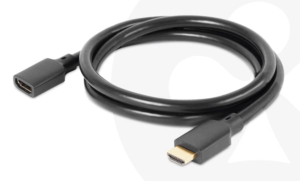 Club 3D - Ultra High Speed - HDMI-forlengelseskabel - HDMI hann til HDMI hunn - 1 m - 4K-støtte