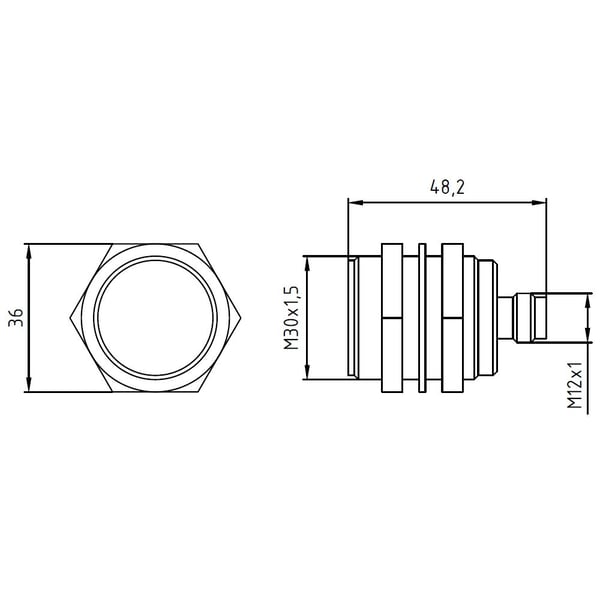 Siemens Magnetschalter 3SE6605-1BA02, Plast, IP67, Andra, 90 mm, 130 mm, 30 mm