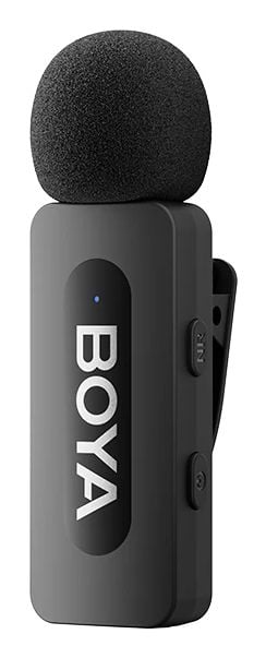 BOYA BY-V2.0 trådlös myggmikrofon 2TX+1RX, Lightning