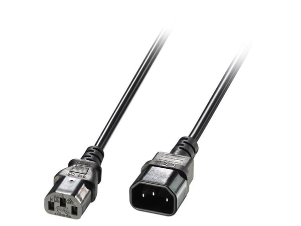 Lindy Lindy -virtakaapeli 30321 IEC C14 - IEC C13 -virran jatke - 1m