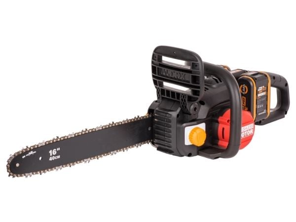 WORX WG385E, 40 cm, Harjaton, 18 m/s, Musta, Oranssi, Akku, 4 ah