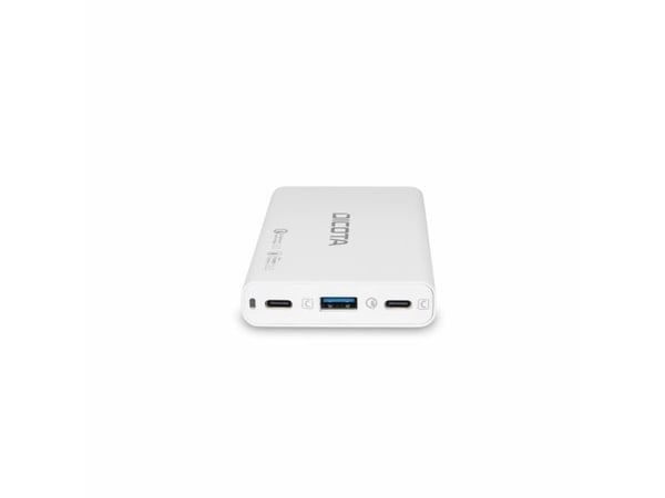 DICOTA D32056, Universaali, Sisätila, 65 W, AC–DC, Ylivirta, Ylijännite, Oikosulku, Valkoinen