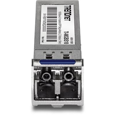 TRENDnet TI-MGBS10 - SFP (mini-GBIC) transceivermodul - 1GbE - 1000Base-LX - LC-enkeltmodus - opp til 10 km - 1310 nm - TAA-samsvar