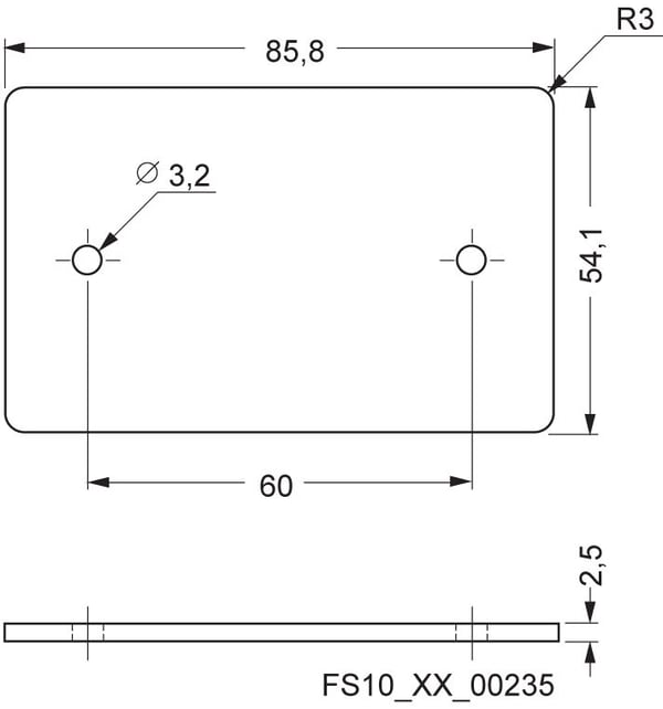 Siemens 6GT2800-4AC00, 13.56 MHz, IP67, 2,5 mm, 102 mm, 51 mm, 2 mm