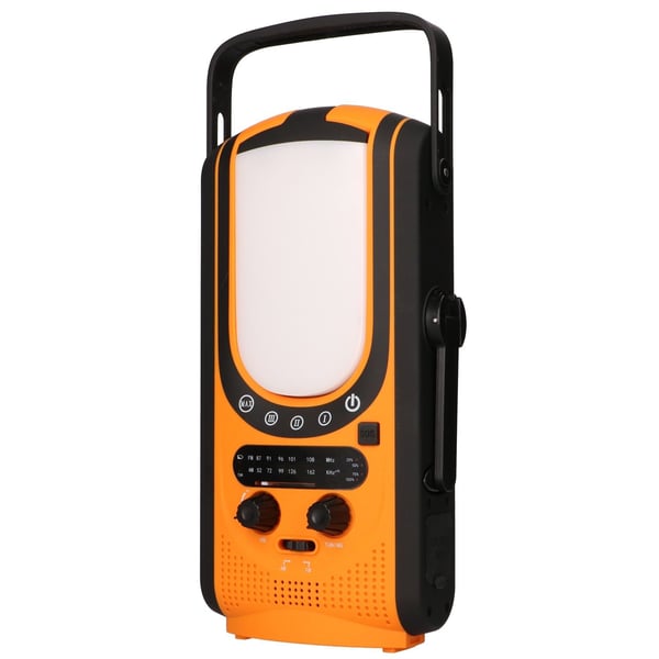 Extralink EX.31254 bærbar radio 6000 mAh, svart/gul