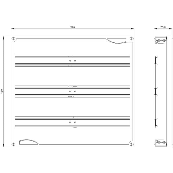 Siemens 8GK4301-3KK21, 450 mm, 530 mm, 460 mm, 30 mm, 1,52 kg