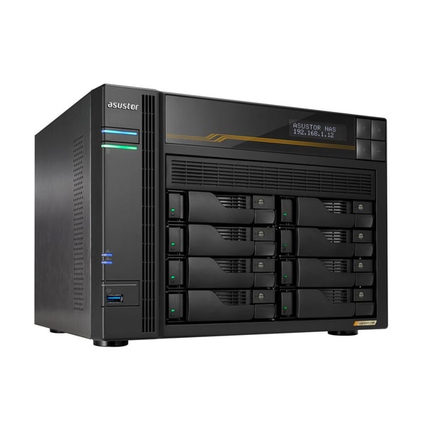 Asustor Lockerstor 8 Gen3 AS6808T 8-paikkainen (90-AS6808T00-MF30)