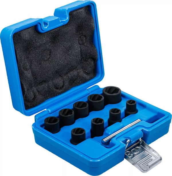 BGS technic Twist Socket Set (Spiralprofil) / skruextraktions-uttagsnøkkel