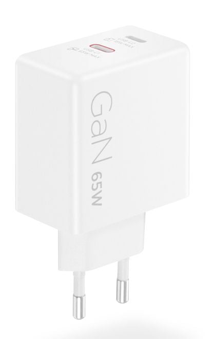 Lenovo Dual USB-C 65W GaN-lader | USB-C | 65 W | Lader