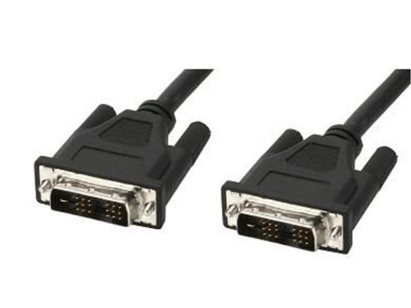 TECHly - DVI-kabel - enkeltlenke - DVI-D (hann) til DVI-D (hann) - 5 m