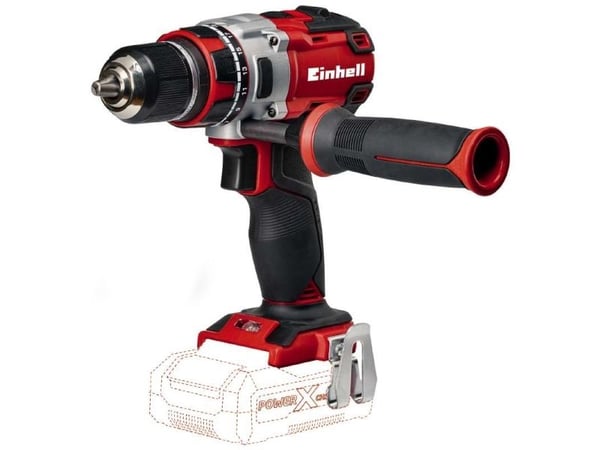 Einhell TE-CD 18 Li-i, Boremaskin med pistolgrep, Nøkkelløs, Sort, Rød, 1,3 cm, 1 cm, 500 RPM - SOLO