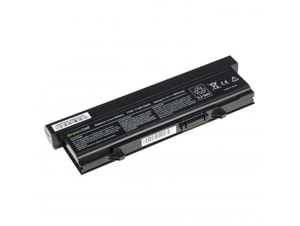 Green Cell - Batteri til bærbar PC (tilsvarer: Dell KM742, Dell KM668) - litiumion - 9-cellers - 6600 mAh - svart - for Dell Latitude E5400, E5410,...