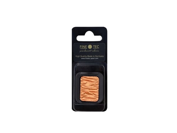 1 Pearlescent colour square, in a clamshell - "FINETEC" | Bronze