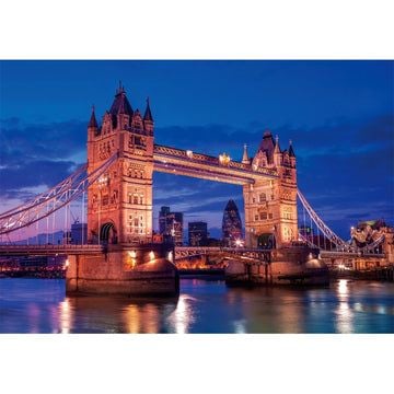 Clementoni Puslespil HQC Tower Bridge at Night, 1000 brikker