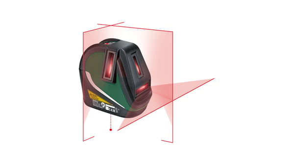 Bosch Universal Level 3 krysslinjelaser 10 m ±0,5 mm/m 4 s ±4°