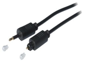 shiverpeaks 1.0m Toslink - 3.5mm, 3.5mm, Hankjønn, TOSLINK, Hankjønn, 1 m, Sort