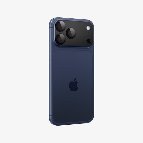 Spigen Optik Pro XL EZ Fit, Apple, iPhone 17 Pro Max, Dammresistent, Reptålig, Svart, 2 styck