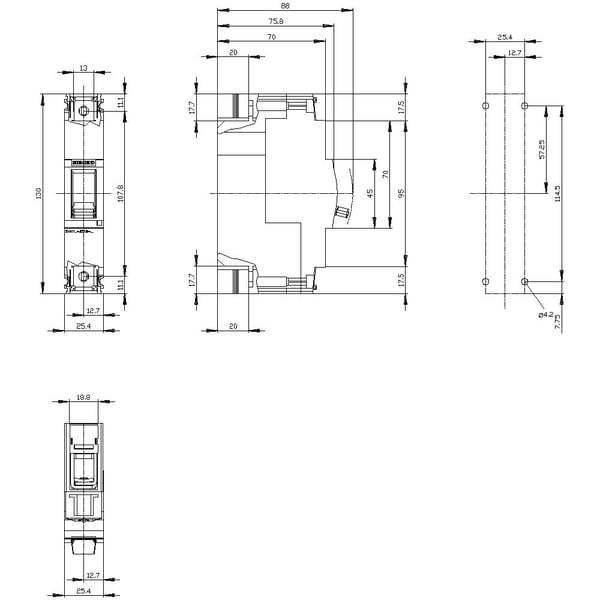 Siemens 3VA1196-5ED16-0AA0, IP40