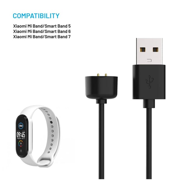 FIXED - Laddningskabel för smart klocka - 24 pin USB-C hane - 1 m - svart