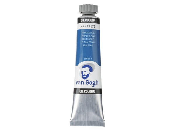 Van Gogh oljemaling tube Phthalo Blue (Primary) 570