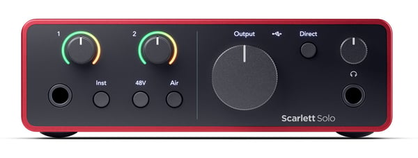 Focusrite Scarlett Solo 2-kanals lydkort 4th Gen USB-C
