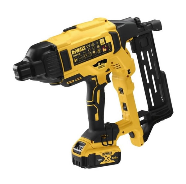 DeWALT DCFS950P2-QW -kiinnityspistooli aitoihin, 18 V, 2 x 5,0 Ah, 40/45/50 mm