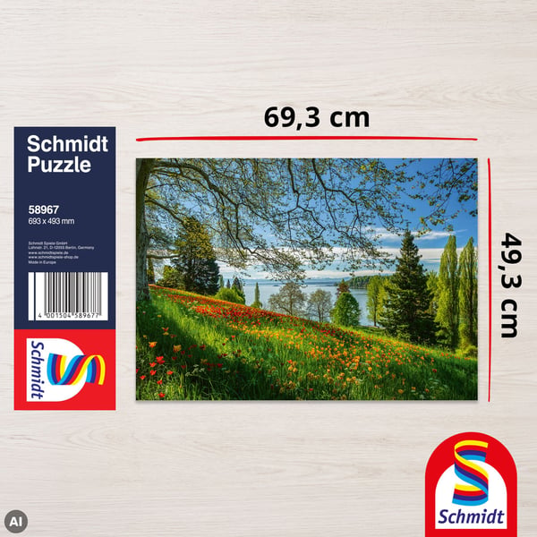 Schmidt spill 58967, 1000 stykker, flora