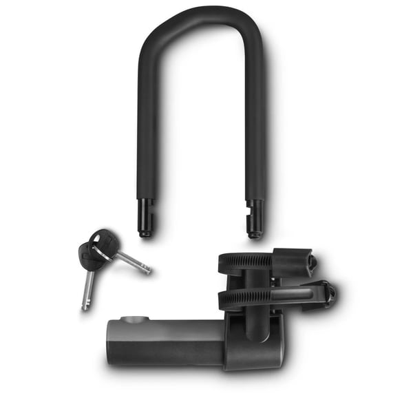 Hama 00178139, U-lukko, musta, Muovi, Terästä, Avain, 210 mm, 1 kg