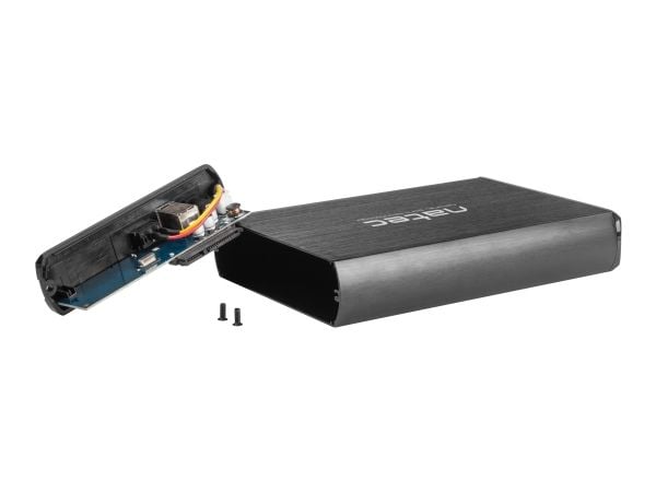 NATEC NKZ-0448, HDD-kotelo, 3.5", SATA, 5 Gbit/s, USB-liitettävyys, Musta