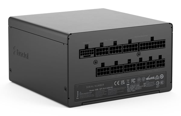 Fractal Design Ion 3 Gold 1000W, 1000 W, 100 - 240 V, Aktiivinen, 45%, Ylivirta, Yliteho, Ylijännite, Oikosulku, Alijännite, 24-pin ATX