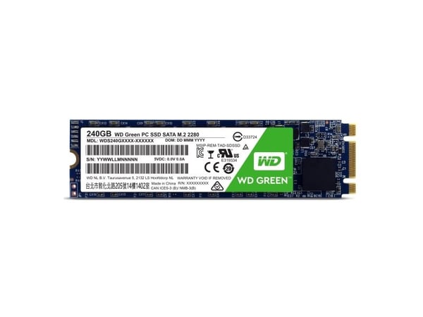 WD Green WDS240G1G0B PC-SSD 240 GB M.2 2280 SATA 6 Gb/s